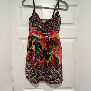 American Rag Cie Boho Printed Mini Dress Size Small